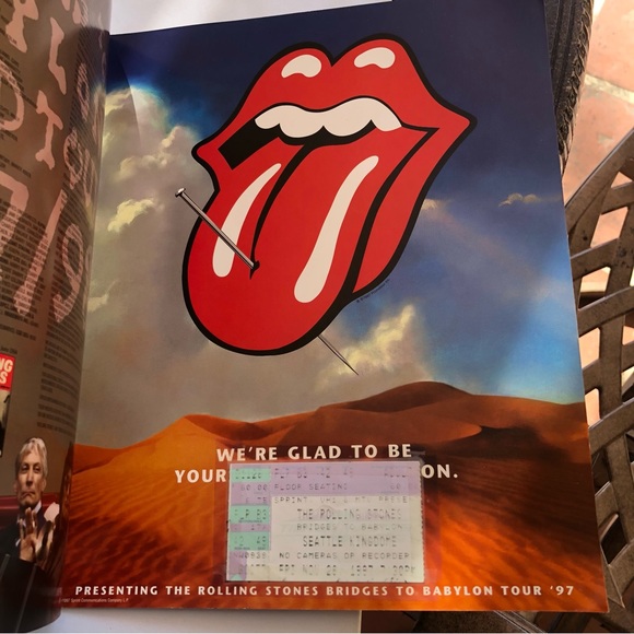 Rolling Stones Concert Program Bridges to Babylon Tour 1997-1998 - Picture 5 of 6